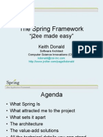 The Spring Framework: "J2ee Made Easy"