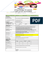 Applied Knowledge of Content Within and Across Curriculum Teaching Areas