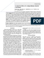 A 6-Month Clinical Trial To Study The Effects of A Cetylpyridinium Chloride Mouthrinse On Gingivitis and Plaque