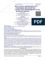 Modular Multilevel Converter With PS-PWM Technique and Shorting Algorithm For Battery Management of An Electric Vehicle