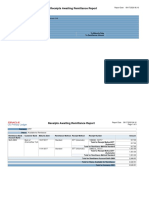 Receipts Awaiting Remittance Report