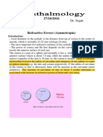 2 - 3 Refrective Errors