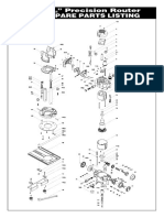 " Precision Router: Spare Parts Listing