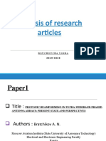 Analysis of Research Articles: Bouchouchayosra