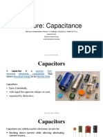 Lecture: Capacitance: Ref Book: Fundamentals of Physics - D. Halliday, R. Resnick & J. Walker (10 Ed.)