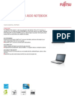 Fujitsu Lifebook A530 Notebook: Datasheet