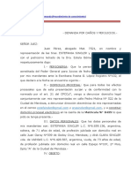 Modelo Escrito de Demanda - Proceso de Conocimiento