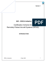 Certification Scheme For Remotely Piloted Aircraft Systems (RPAS)