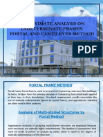 Approximate Analysis Method Portal and Cantilever