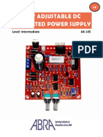 D.I.Y Adjustable DC Regulated Power Supply: Level: Intermediate Ak-145