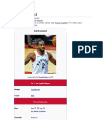 Kawhi Leonard: Kawai (Name) Kawai (Disambiguation)