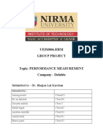 UEIM006-HRM Group Project: Submitted To - Dr. Bhajan Lal Kardam