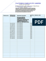 Compressor Filters Price List