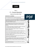 F1 - Financial Operations