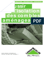 L'isolation Des Combles Aménageables PDF