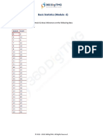 Basic Statistics (Module - 3)