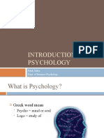 Chapter 1 - Intro To Psych