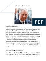 Biography of Prince Charles