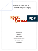 Royal Enfield - Organization Analysis - 125279026 PDF