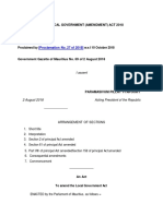 The Local Government (Amendment) Act 2018: (Proclamation No. 27 of 2018)