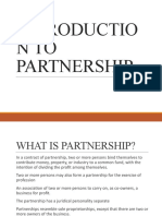 Introduction To Partnership