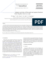 Anti-Inflammatory and Analgesic Activities of Flavonoid and Saponin Fractions From Zizyphus Lotus (L.) Lam