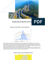 Ranchi Climate Study PDF