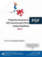 Prova Oral MP-MG 2020 - Perguntas Dia 2