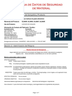 MSDS Multi-Purpose Food Grade Grease