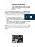 Generaciones de Computadoras PDF