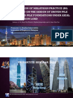 Comparison of Malaysian Practice (BS) Versus Ec7 On The Design of Driven Pile and Bored Pile Foundations Under Axial Compression Load