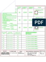 Note:: Column Size Above PL Column NO Column Size Uptopl Section 10mm Ø at 5" 7" 5"C/C