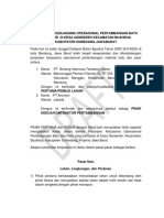 Perjanjian Kerjasama Operasonal Pertambangan Batu Dan Pasir Di Desa Gendereh Kecamatan Buahdua Kabupaten Sumedang