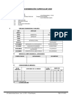 Programación Curricular - Modelo