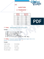 Subject Pronouns and Possessive Adjectives