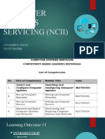 Computer Systems Servicing (Ncii) : Lou Albert R. Orbigo Tle-Ict Teacher