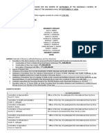 MINUTES OF THE 2nd REGULAR SESSION FOR THE MONTH OF SEPTEMBER OF THE BARANGAY COUNCIL OF NAGUITUBAN