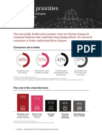 Evolving Priorities: COVID-19 Rapidly Reshapes Consumer Behavior