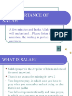 The Importance of Salah