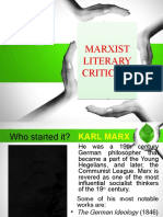 Marxist Criticism Presentation