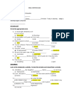 Final Written Exam Basic 1 31-07-2020