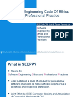 Software Engineering Code of Ethics and Professional Practice