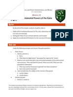 Module 4 - Fundamental Powers of The State PDF