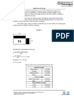 Design of Slab: Perimeter of The Panel