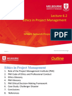 2020 T2 MN601 Lecture 6.2 Ethics in Projects