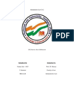 Administrative Law CA 2: CA2 Answer Sheet Submission