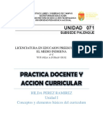 Concepto Curriculum