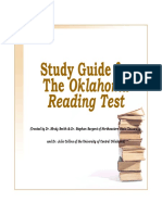 Study Guide For Study Guide For The Oklahoma: Reading Test