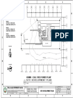 650Mw - Coal Fired Power Plant Site Development Plan: A B C D E F G H I