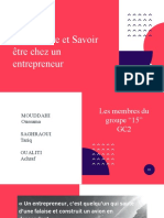 Présentation Savoir Faire Et Savoir Etre Chez Un Entrepreneur GC2